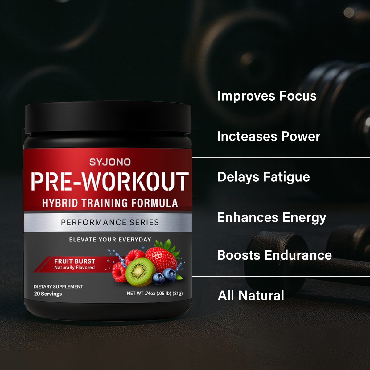 Syjono ® Hybrid Pre-Workout